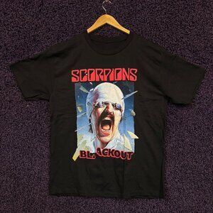 Scorpions Blackout Album Cover Heavy Metal Band T-Shirt L